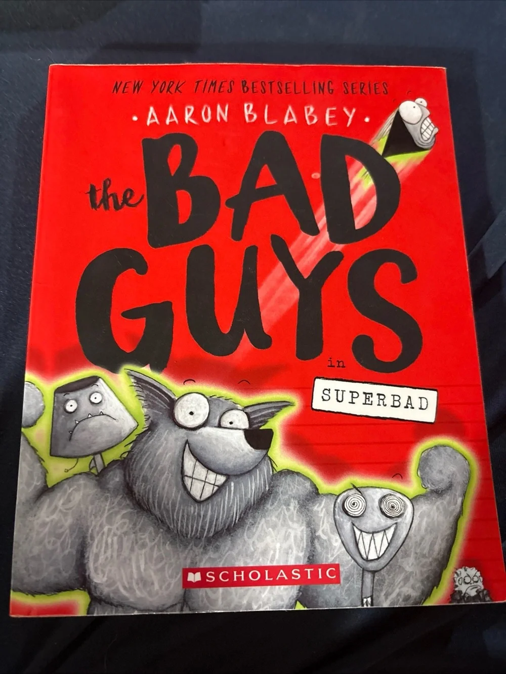 Scholastic The Bad Guys Book with Red and Black Cover
